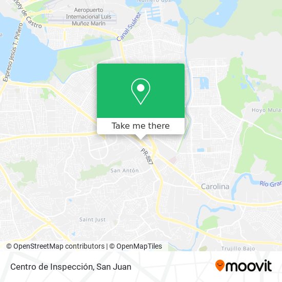 Centro de Inspección map