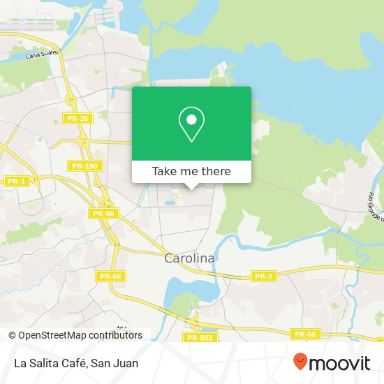 La Salita Café map