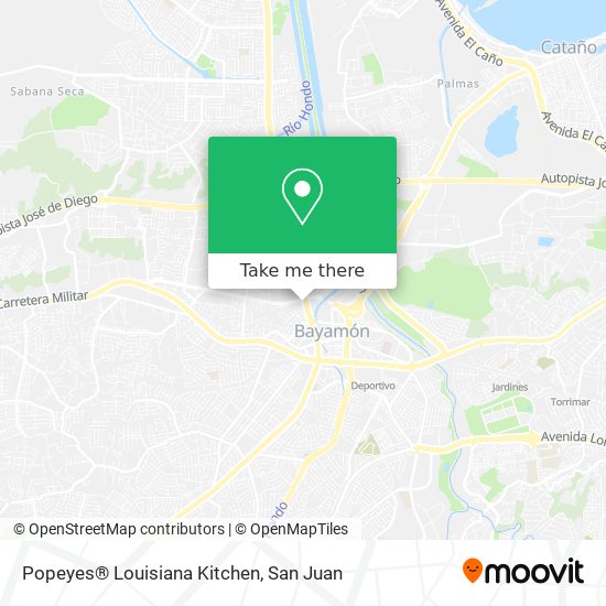 Popeyes® Louisiana Kitchen map