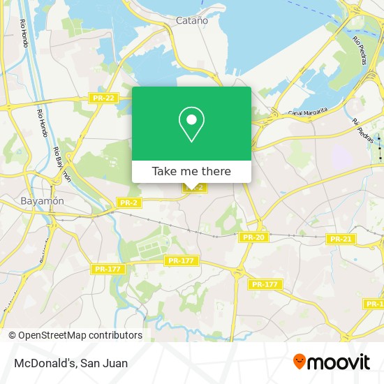 McDonald's map