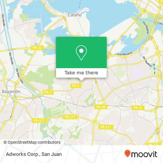 Adworks Corp. map