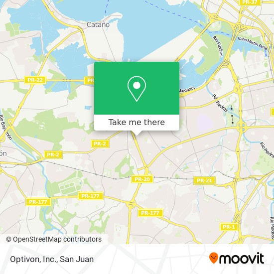 Optivon, Inc. map