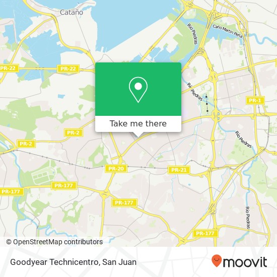 Goodyear Technicentro map