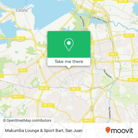 Makumba Lounge & Sport Bart map
