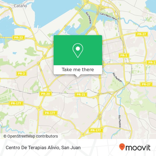 Centro De Terapias Alivio map