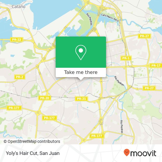 Yoly's Hair Cut map