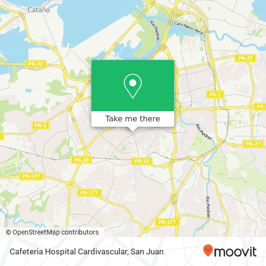 Cafeteria Hospital Cardivascular map