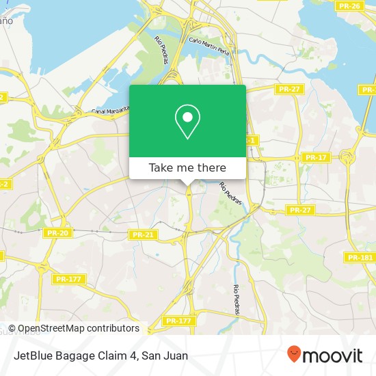 JetBlue Bagage Claim 4 map