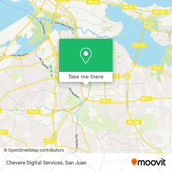 Mapa de Chevere Digital Services