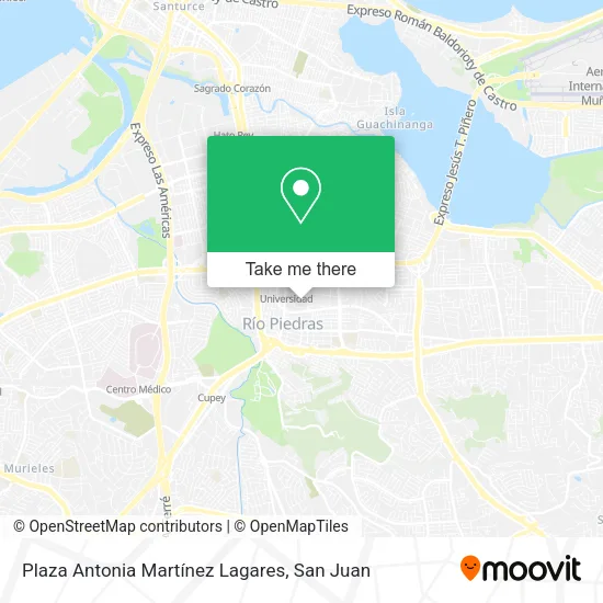 Mapa de Plaza Antonia Martínez Lagares