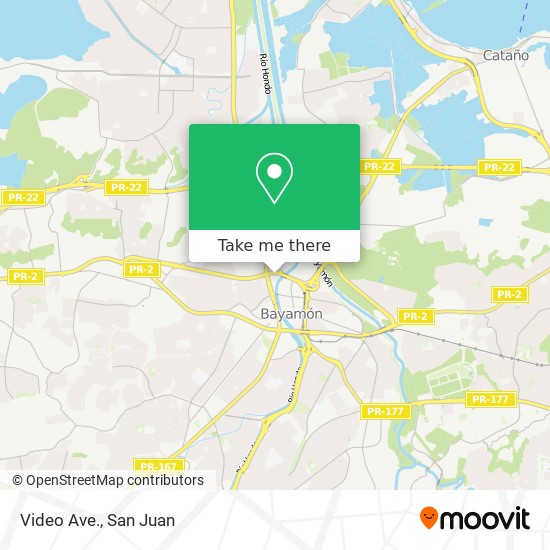 Video Ave. map
