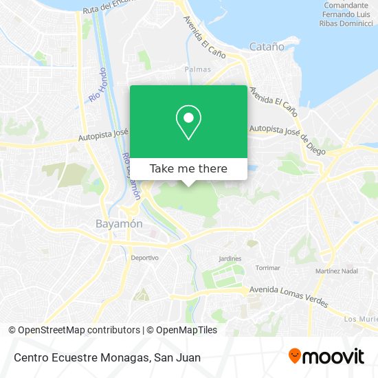 Centro Ecuestre Monagas map