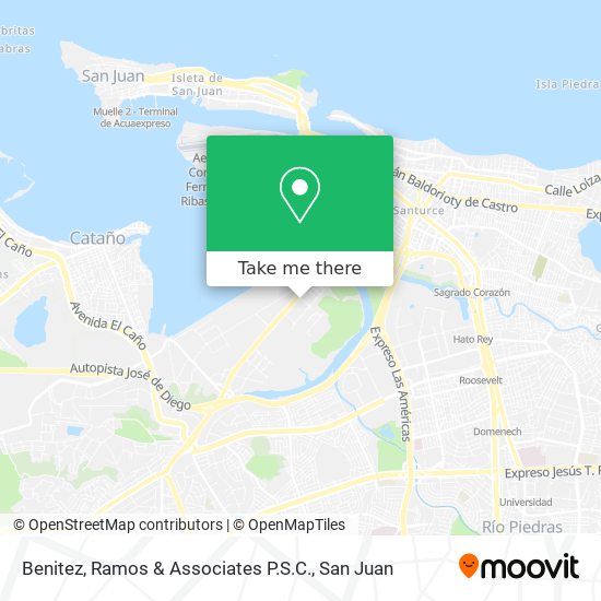 Benitez, Ramos & Associates P.S.C. map