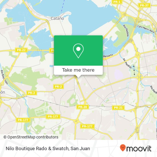 Nilo Boutique Rado & Swatch map