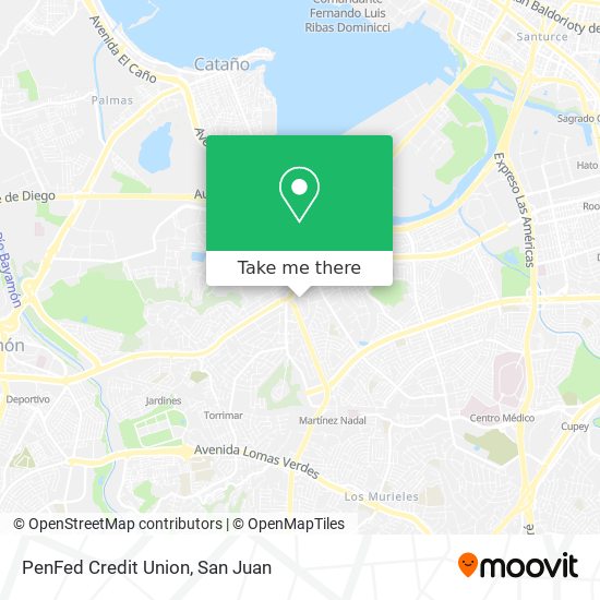 Mapa de PenFed Credit Union