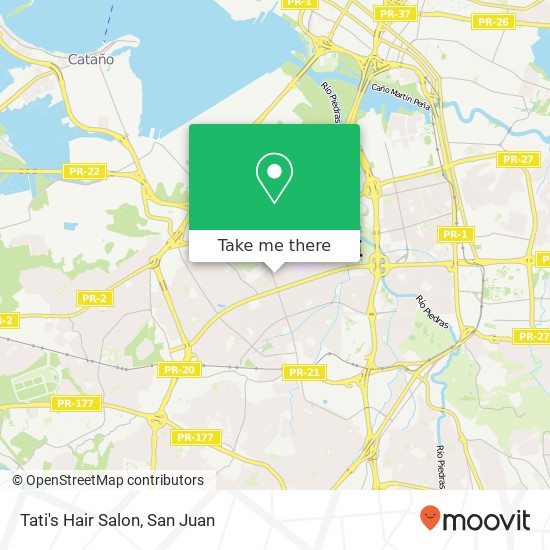 Tati's Hair Salon map