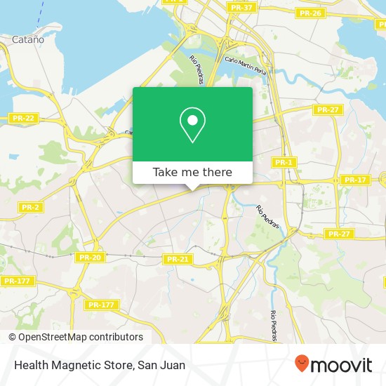 Health Magnetic Store map