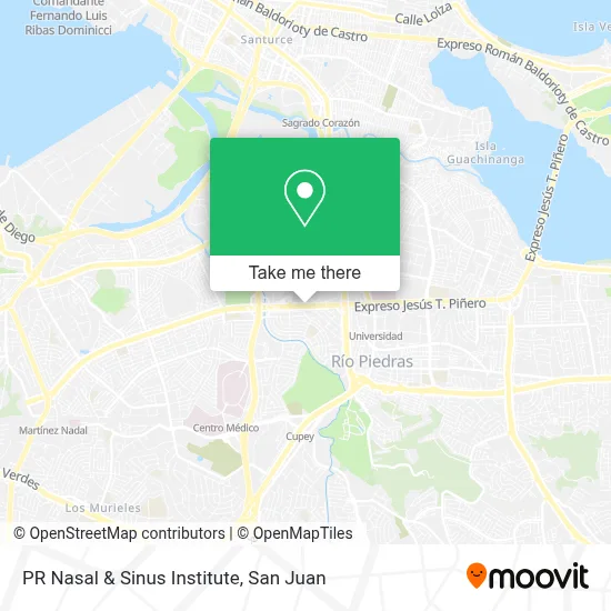 Mapa de PR Nasal & Sinus Institute