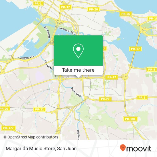 Margarida Music Store map