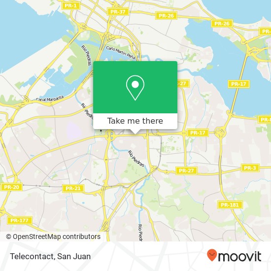 Telecontact map