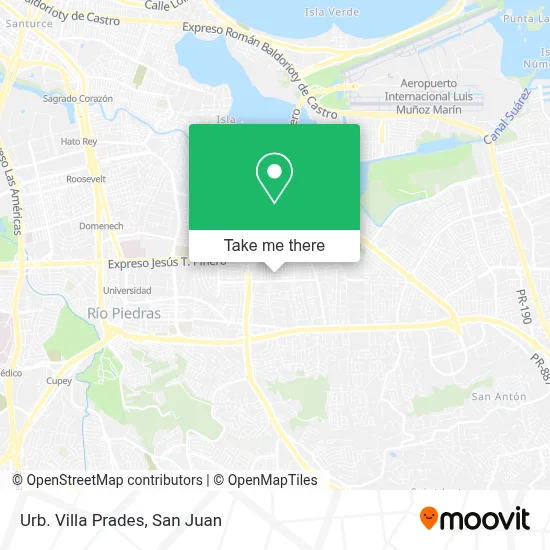 Urb. Villa Prades map