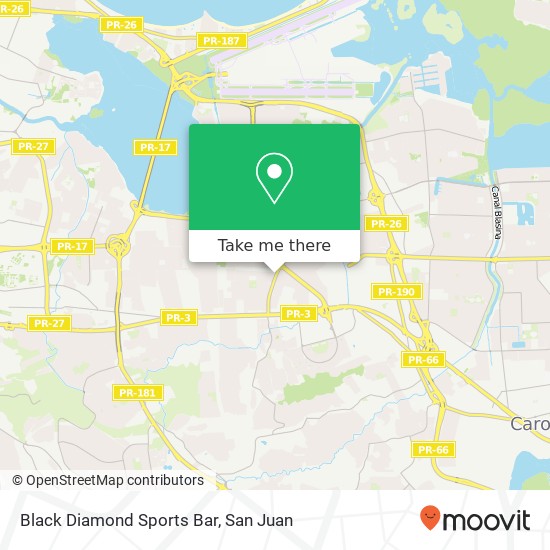 Black Diamond Sports Bar map