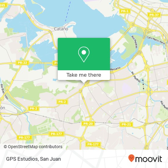 GPS Estudios map