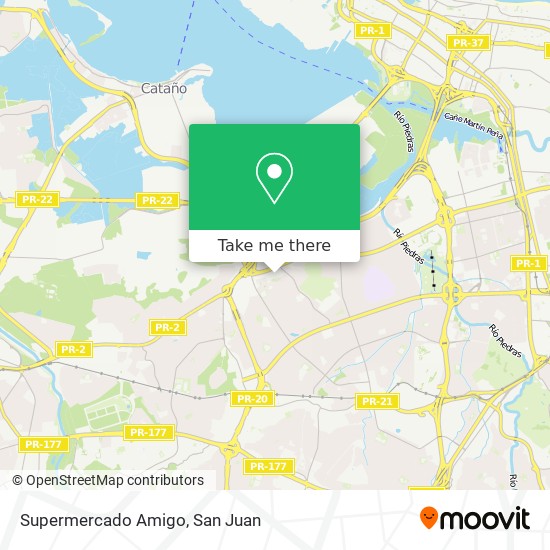 Supermercado Amigo map