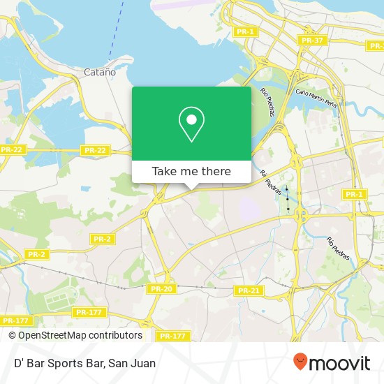 Mapa de D' Bar Sports Bar