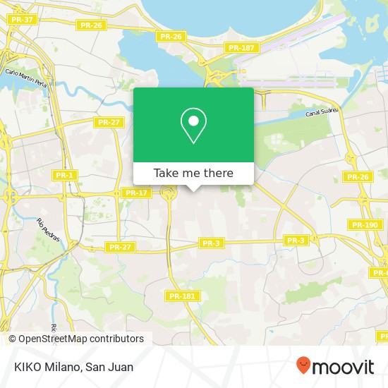 KIKO  Milano map