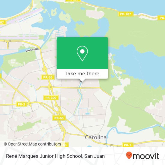 René Marques Junior High School map