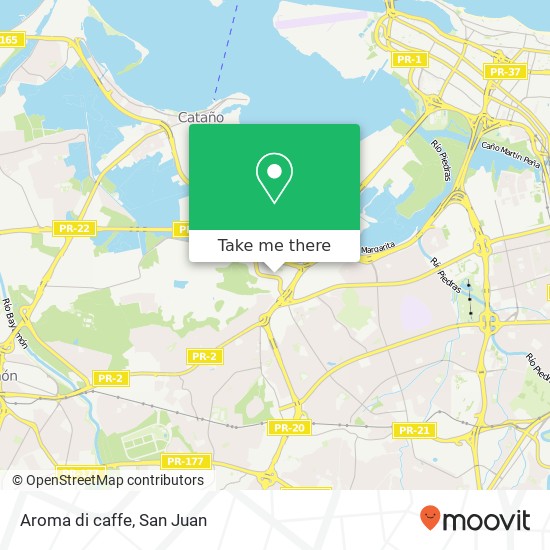 Aroma di caffe map