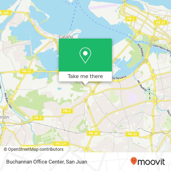 Buchannan Office Center map