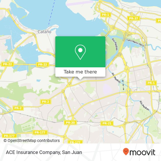 ACE Insurance Company map