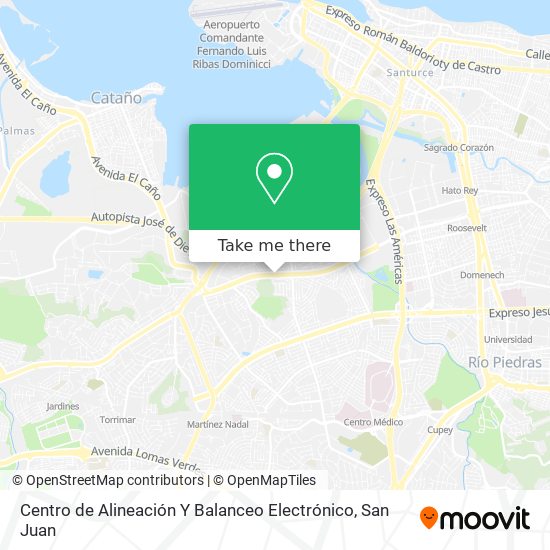 Centro de Alineación Y Balanceo Electrónico map