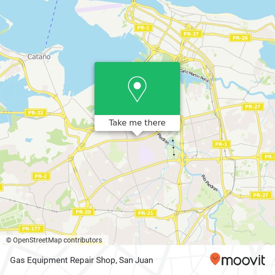 Gas Equipment Repair Shop map
