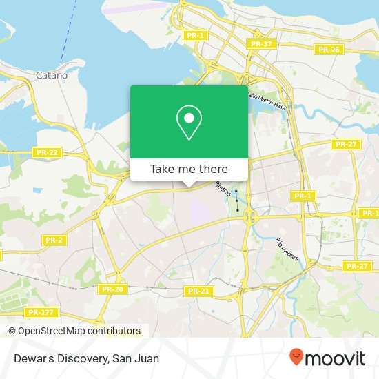 Dewar's Discovery map