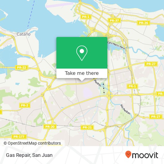 Gas Repair map