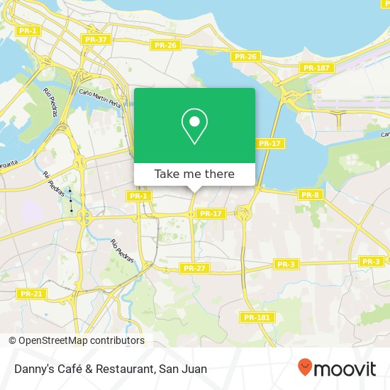 Danny's Café & Restaurant map