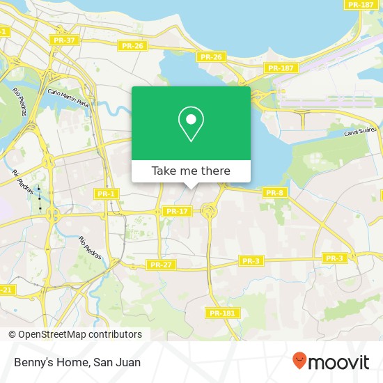 Benny's Home map