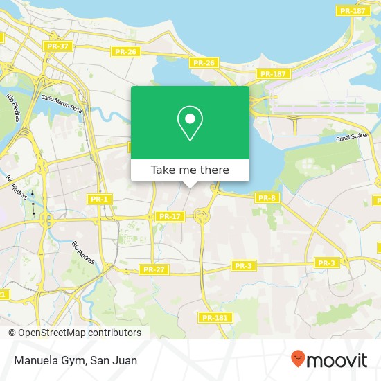 Mapa de Manuela Gym