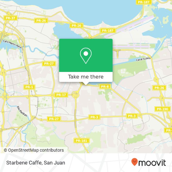 Starbene Caffe map