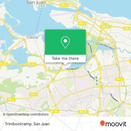 Trimbootcamp map