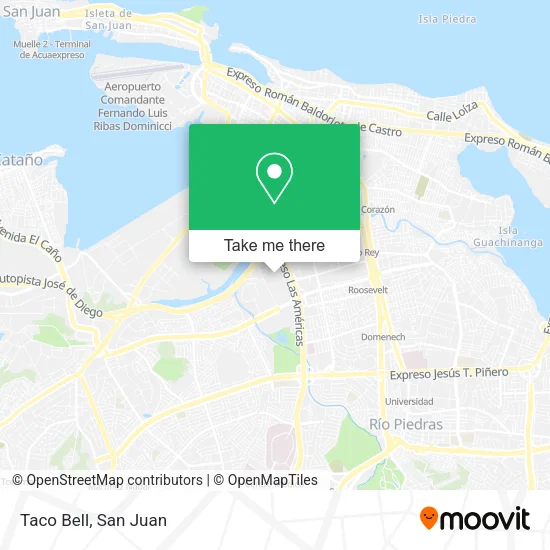 Taco Bell map
