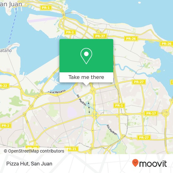 Pizza Hut map