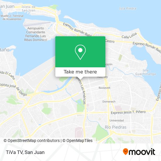 TiVa TV map