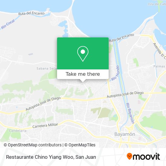 Restaurante Chino Yiang Woo map