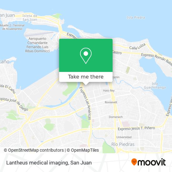 Lantheus medical imaging map