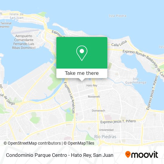Mapa de Condominio Parque Centro - Hato Rey