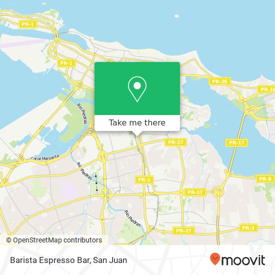 Barista Espresso Bar map